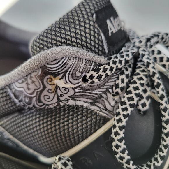 Traq by Alegria Qarma Sneaker In Wild Child Black and White Walking Snea… - Picture 10 of 15